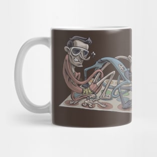 Plastic Man and Mr. Fantastic playing Twister Mug